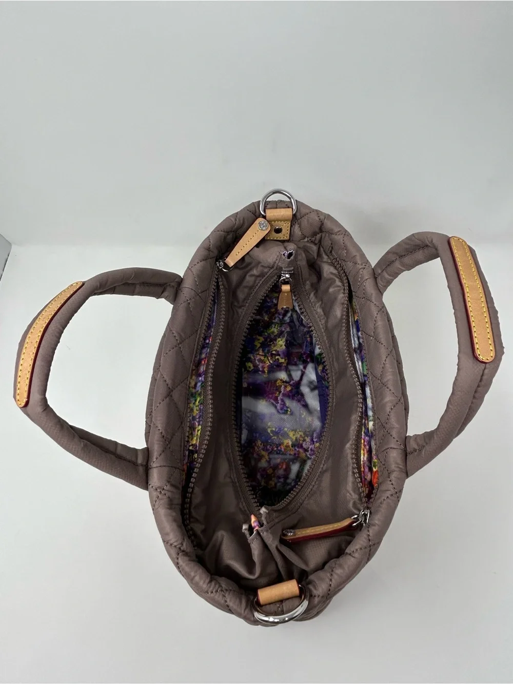 Mauve Metro Utility Crossbody Bag & Flat Metro Key Card Pouch Set